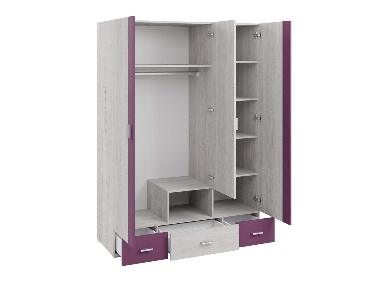 Spinta Omaha D123 (Balinta pušis + Violetinė)