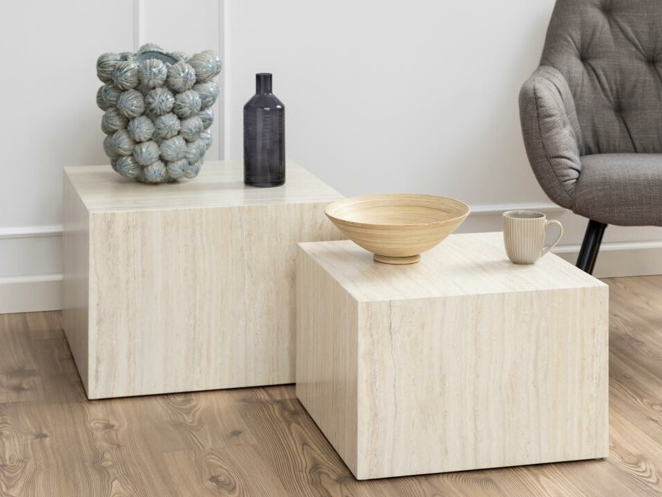 Žurnalinių staliukų komplektas Norsica 603 (Smėlinė)