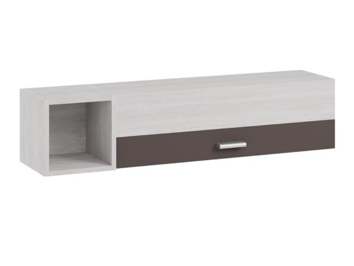 Pakabinama spintelė Omaha D136 (Balinta pušis + Ruda)