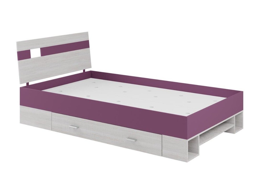 Lova Omaha D139 (Balinta pušis + Violetinė)