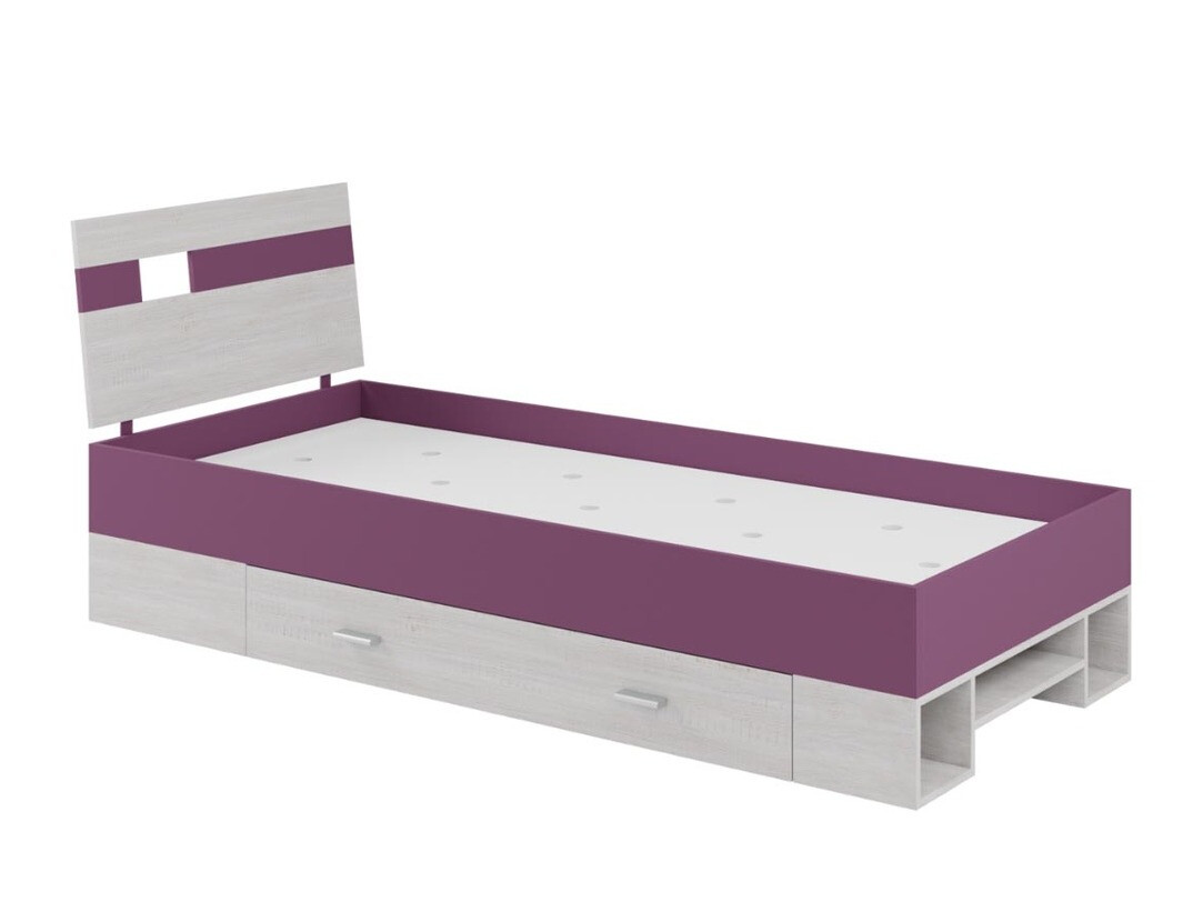 Lova Omaha D140 (Balinta pušis + Violetinė)
