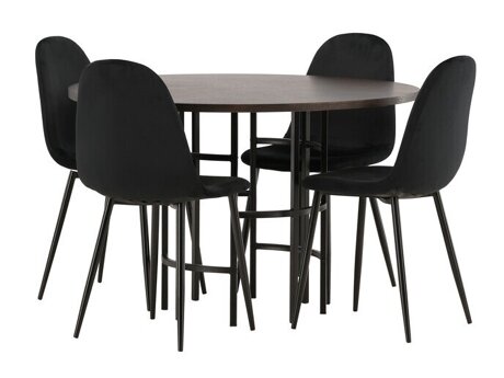 Valgomojo komplektas Dallas 3446 (Juoda)