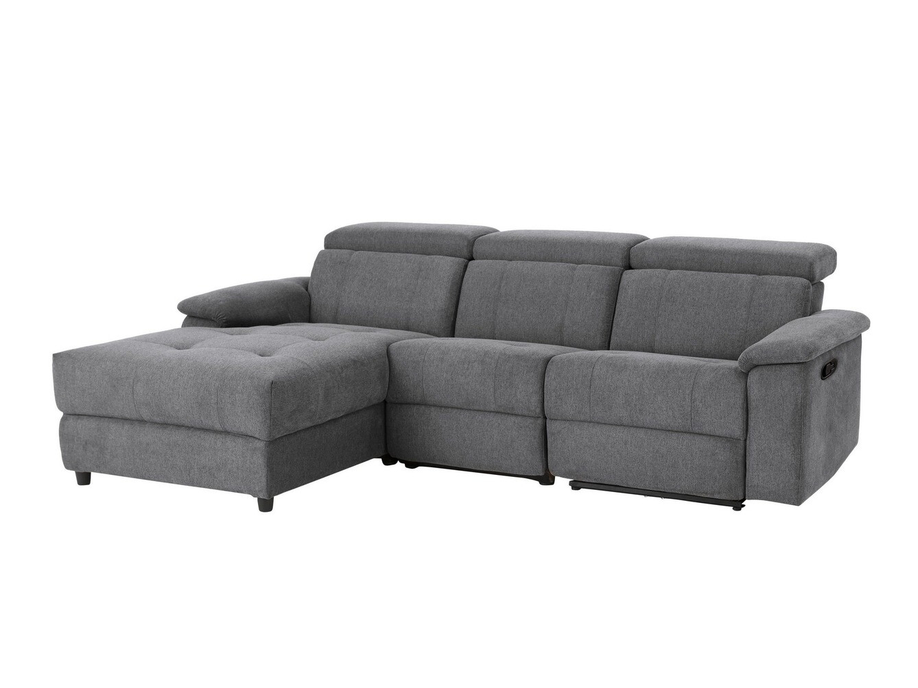 Minkštas kampas reglaineris Denton 1503 (Antracitas)