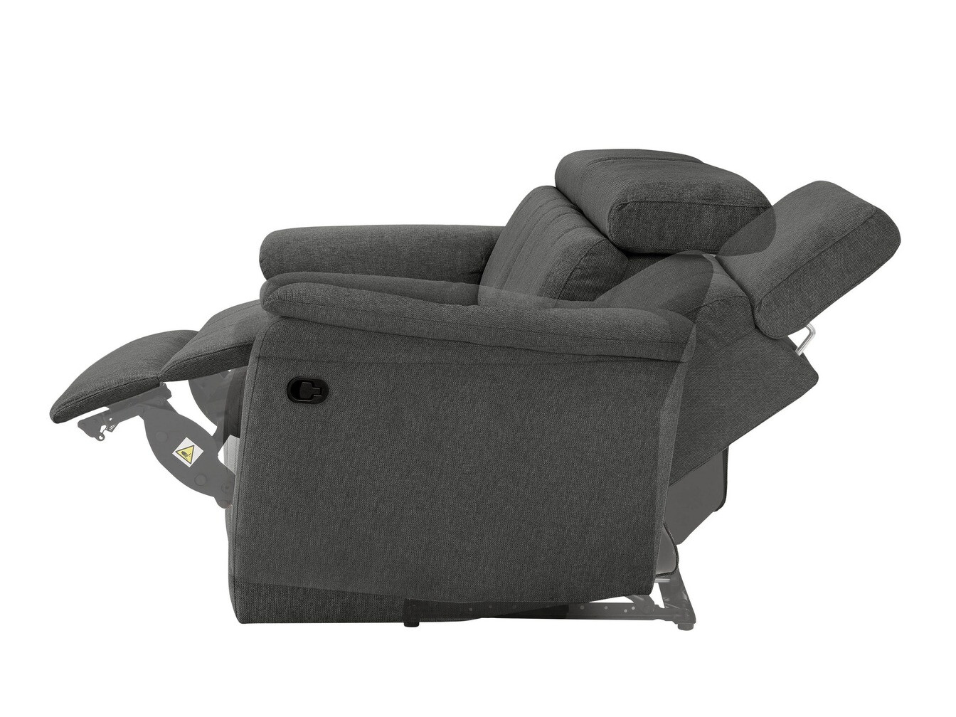 Minkštų baldų komplektas Denton 661 (Antracitas)