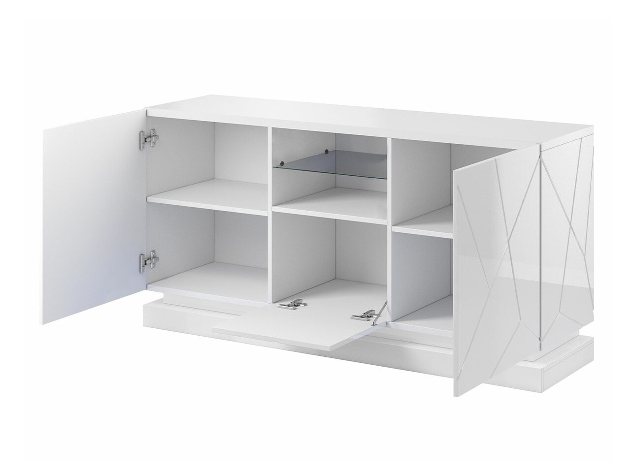 Spintelė Charlotte 186 (Juoda + Blizgi juoda)