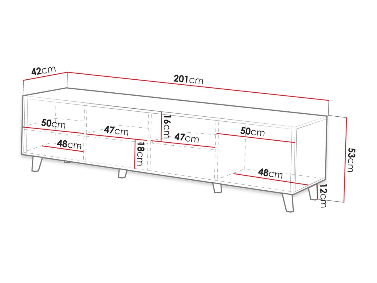 TV staliukas Comes I (Votan ąžuolas)