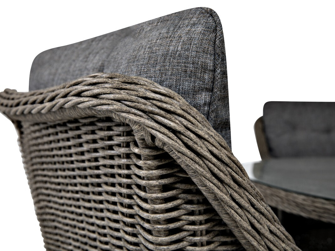 Stalo ir kėdžių komplektas deNoord 269 (Pilka)