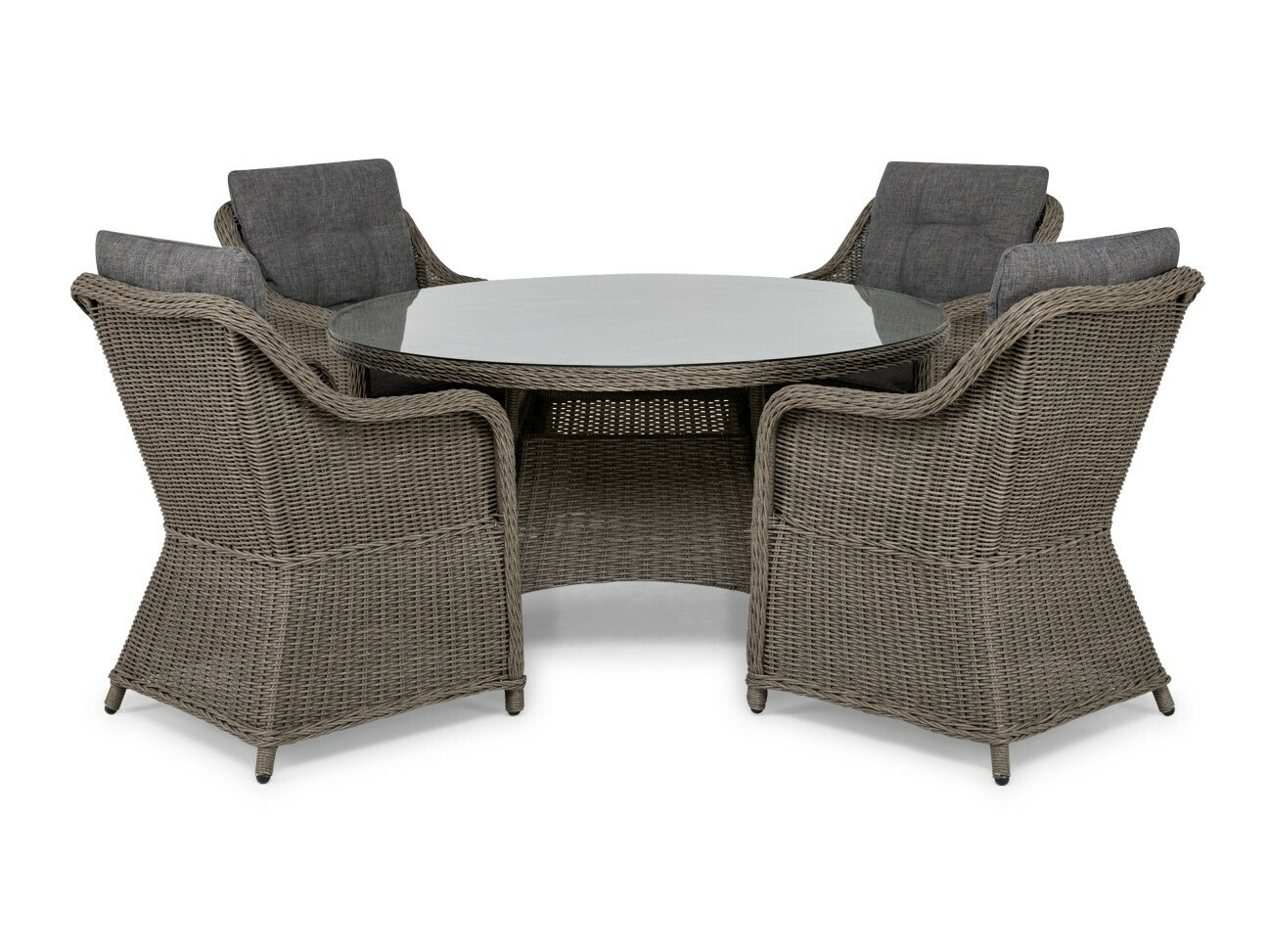 Stalo ir kėdžių komplektas deNoord 269 (Pilka)