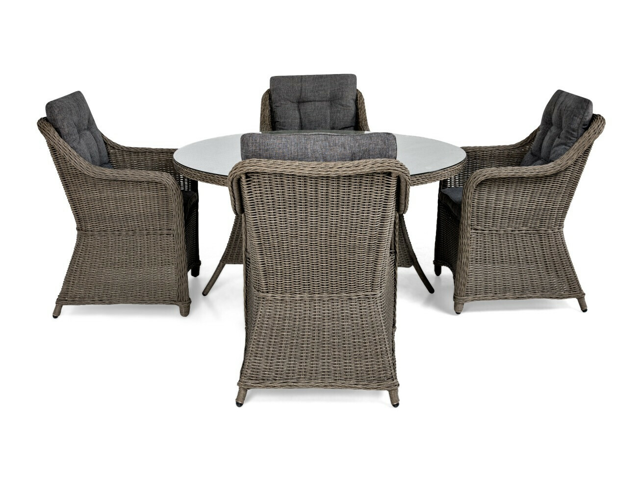 Stalo ir kėdžių komplektas deNoord 269 (Pilka)