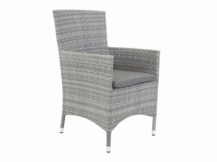 Stalo ir kėdžių komplektas Dallas 3025 (Pilka)