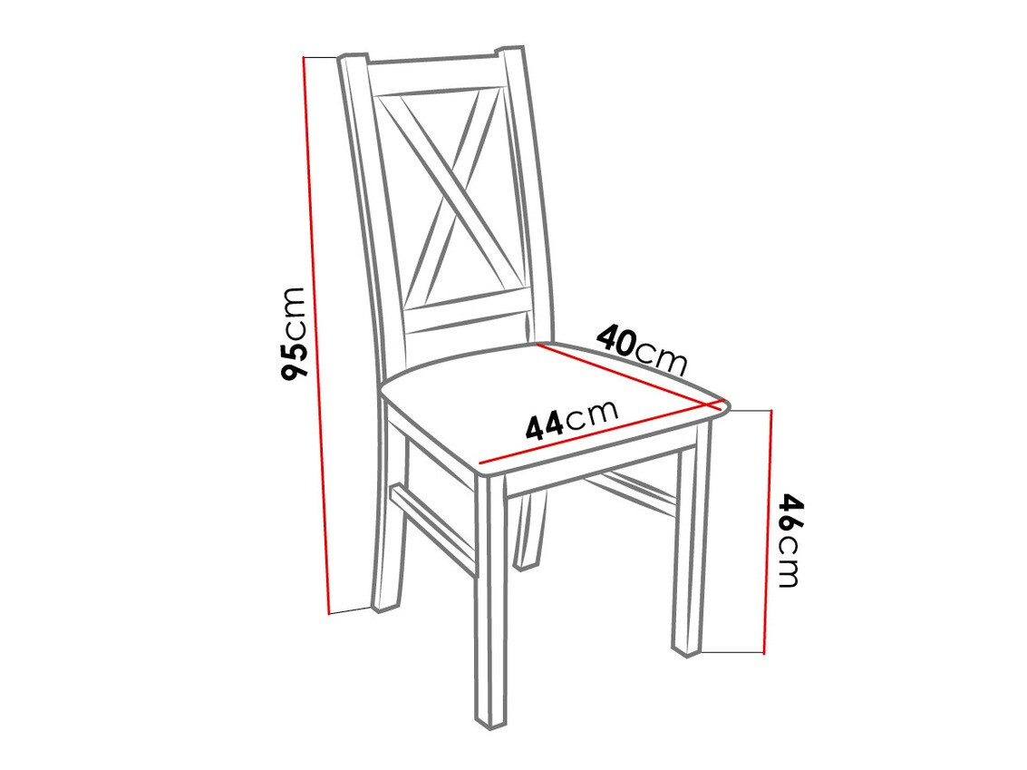Kėdė Sparks 117 (Riešutas)