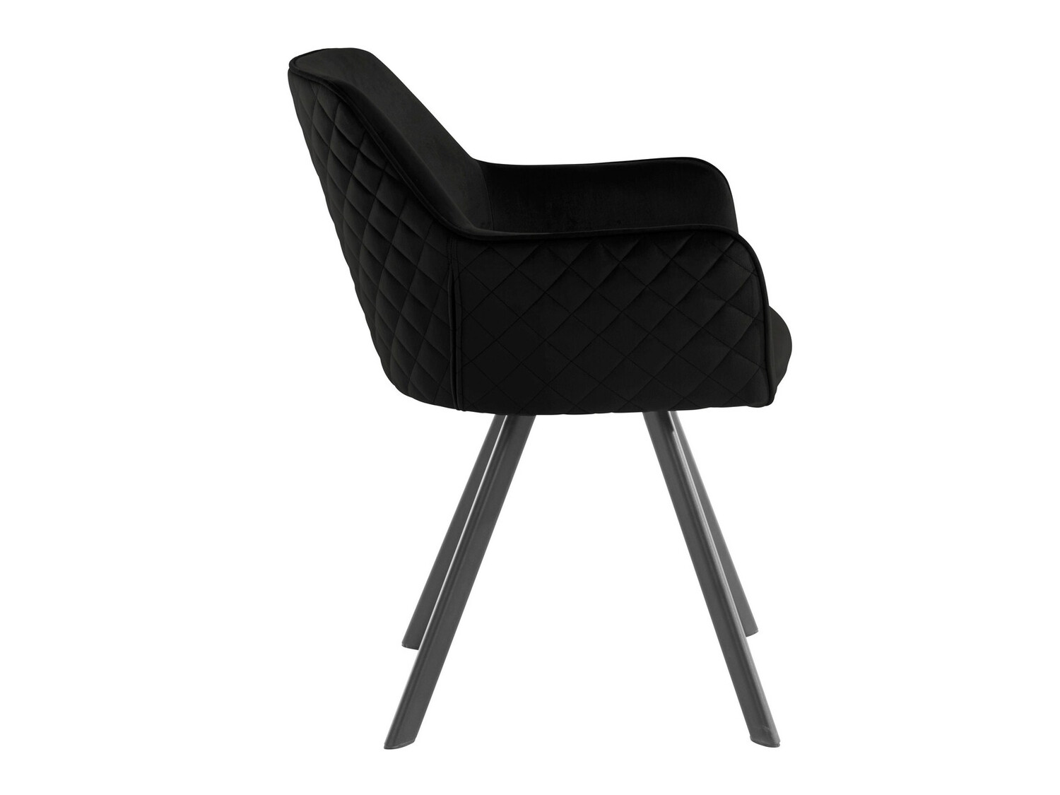 Kėdžių komplektas Denton 1124 (Juoda)