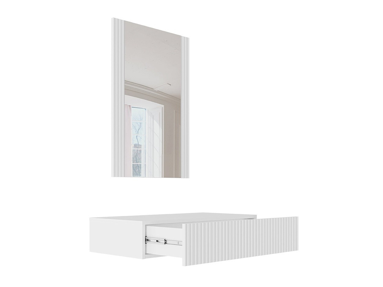 Makiažo staliukas Dicto (Balta)