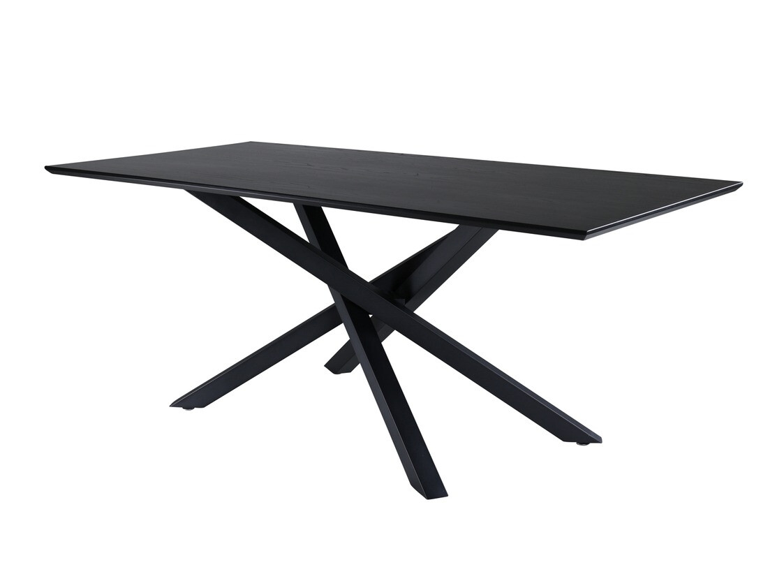 Valgomojo komplektas Dallas 2693 (Kreminė + Juoda)