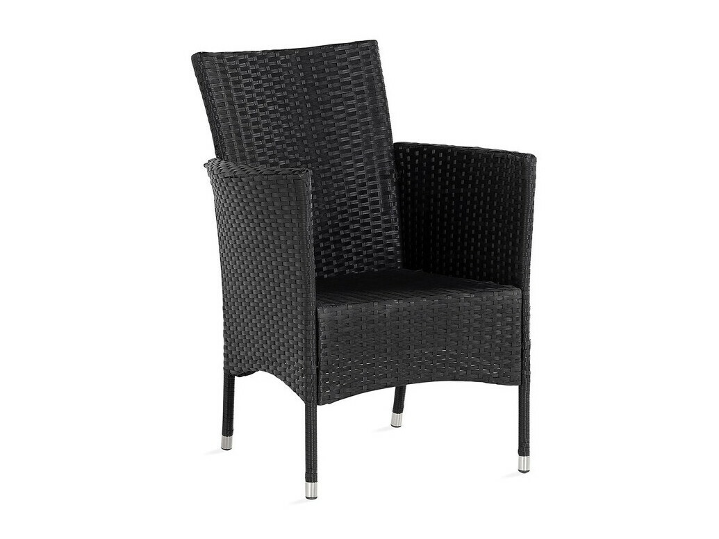 Stalo ir kėdžių komplektas Comfort Garden 1594 (Juoda)