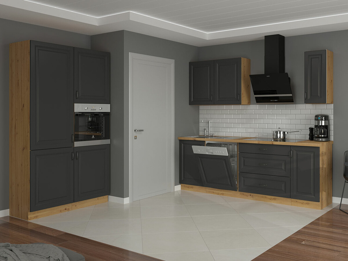 Modulinis virtuvės komplektas Retro Grey 149