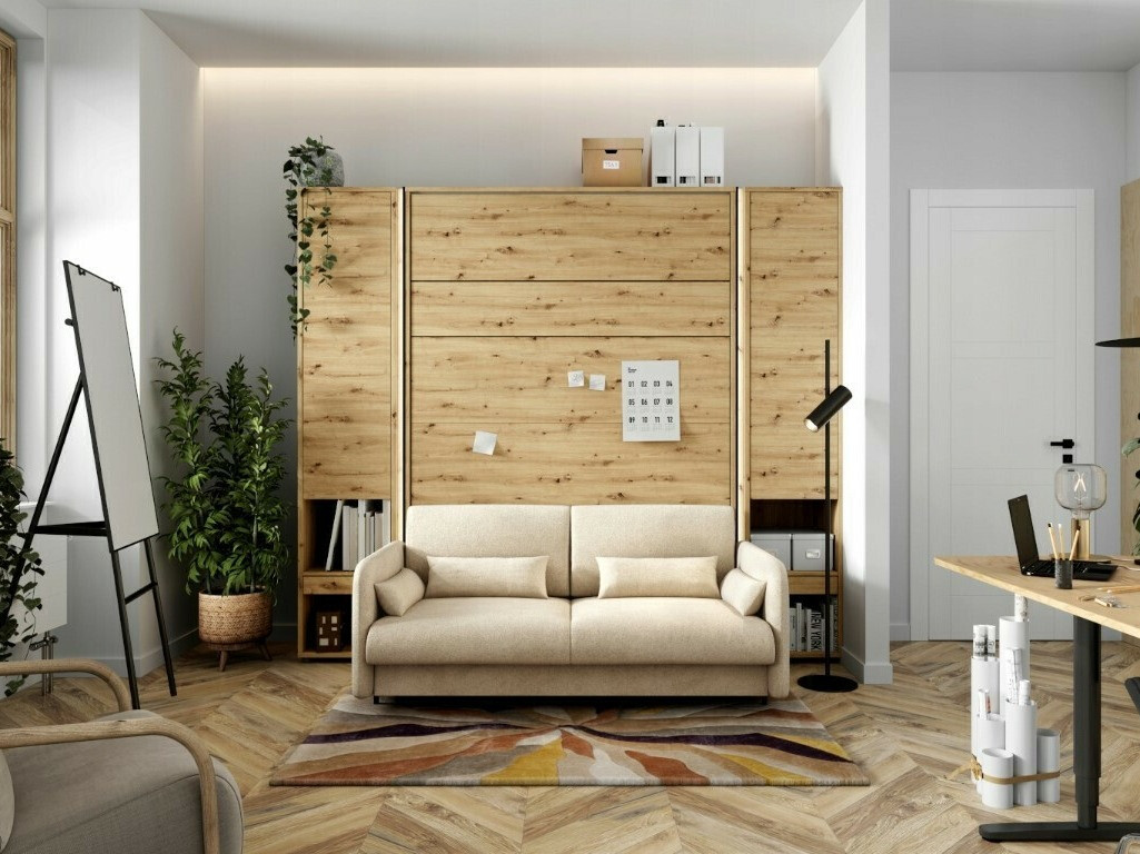 Lova - spinta Concept Pro Lenart VII (Artisan ąžuolas + Smėlinė)