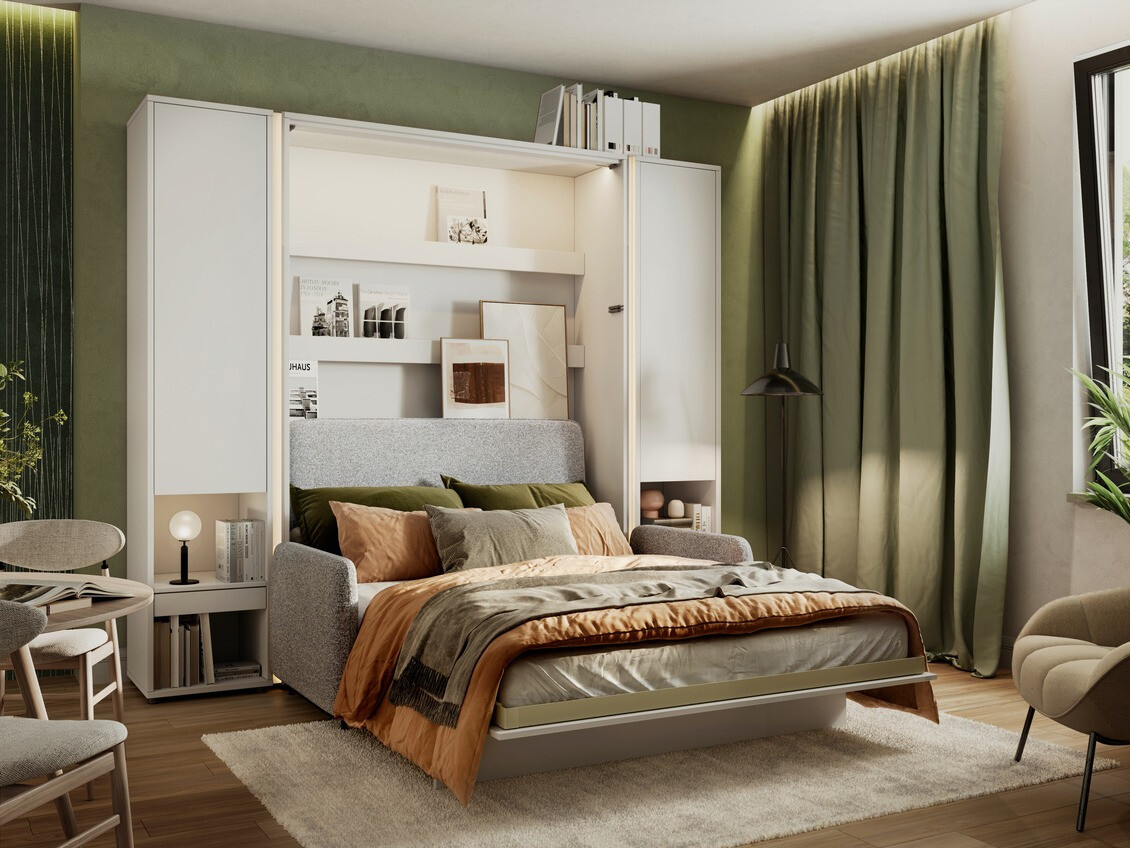 Lova - spinta Concept Pro Lenart VII (Balta + Pilka)