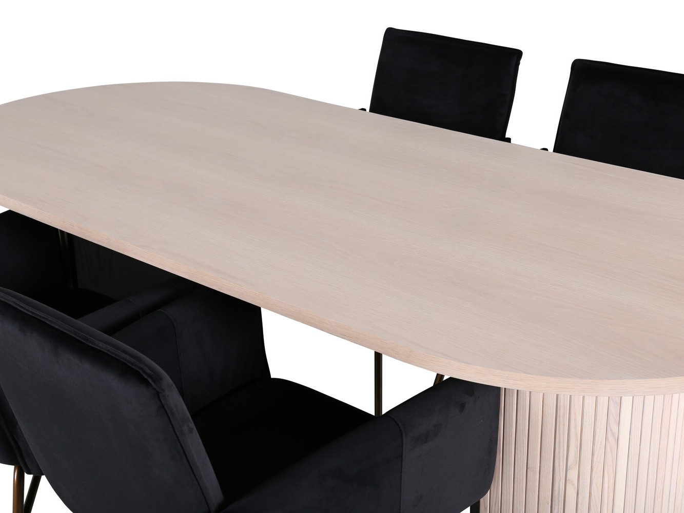 Valgomojo komplektas Dallas 2751 (Juoda + Varis)