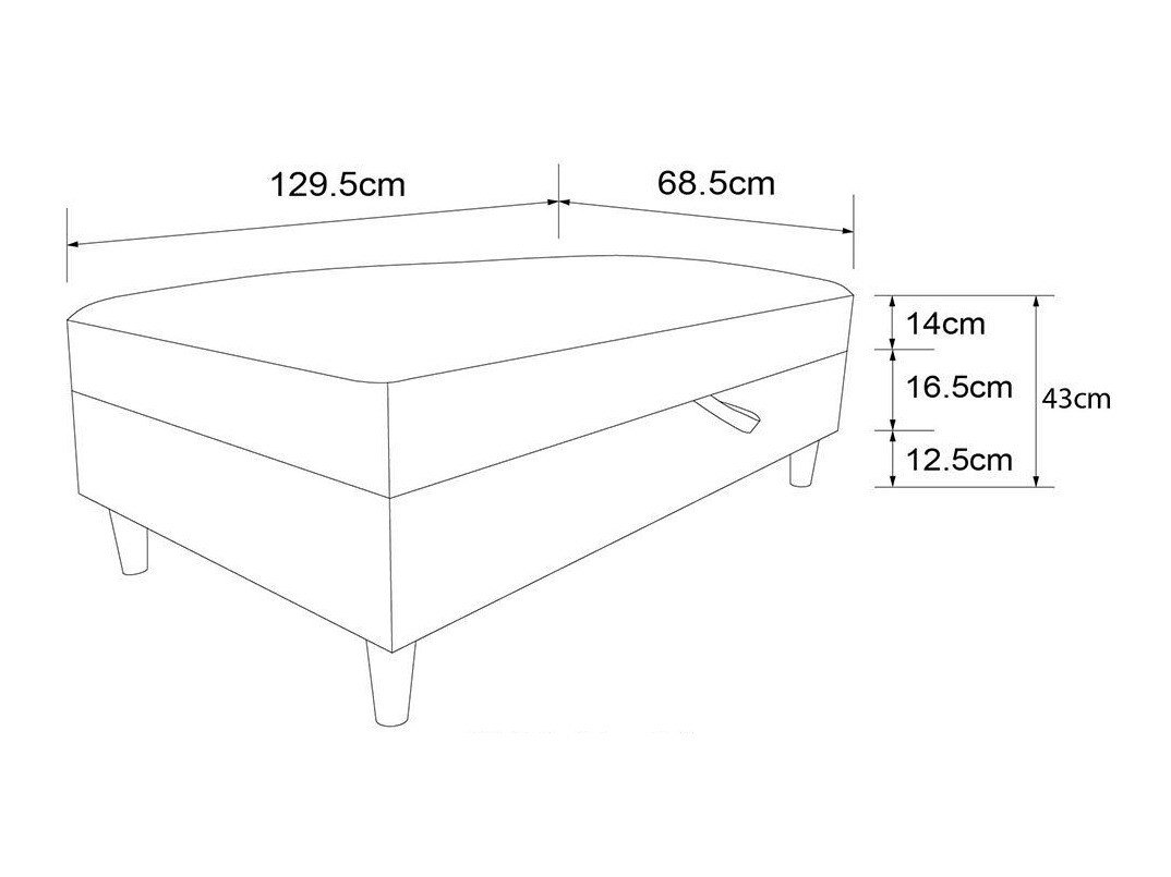 Minkštasuolis Tulsa 537 (Šviesi pilka)