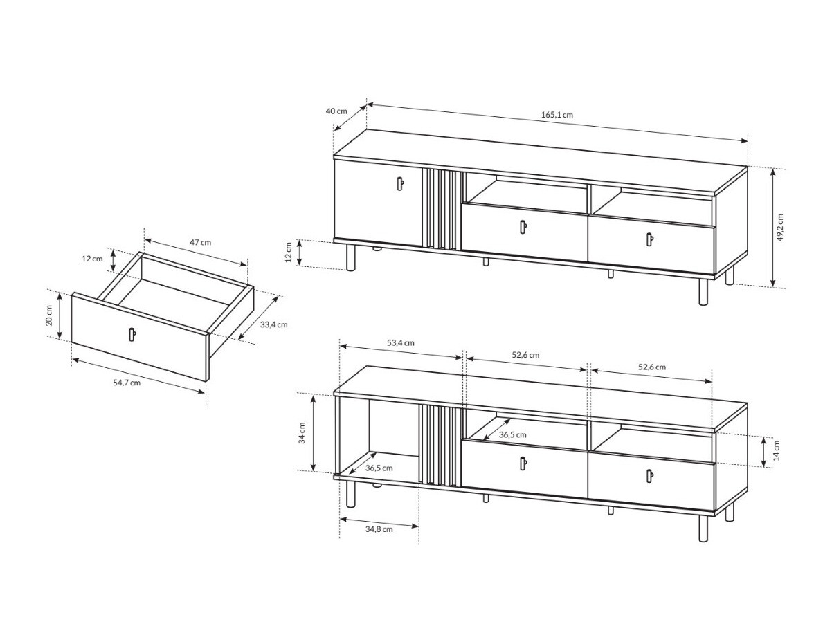 TV staliukas Sevcalu 100