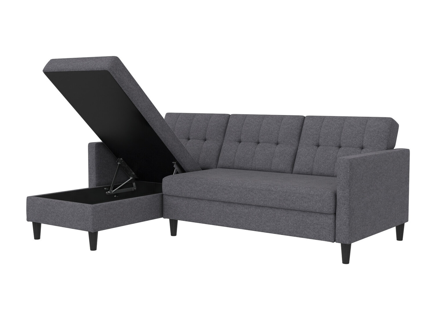 Minkštas kampas Tulsa 539 (Pilka)