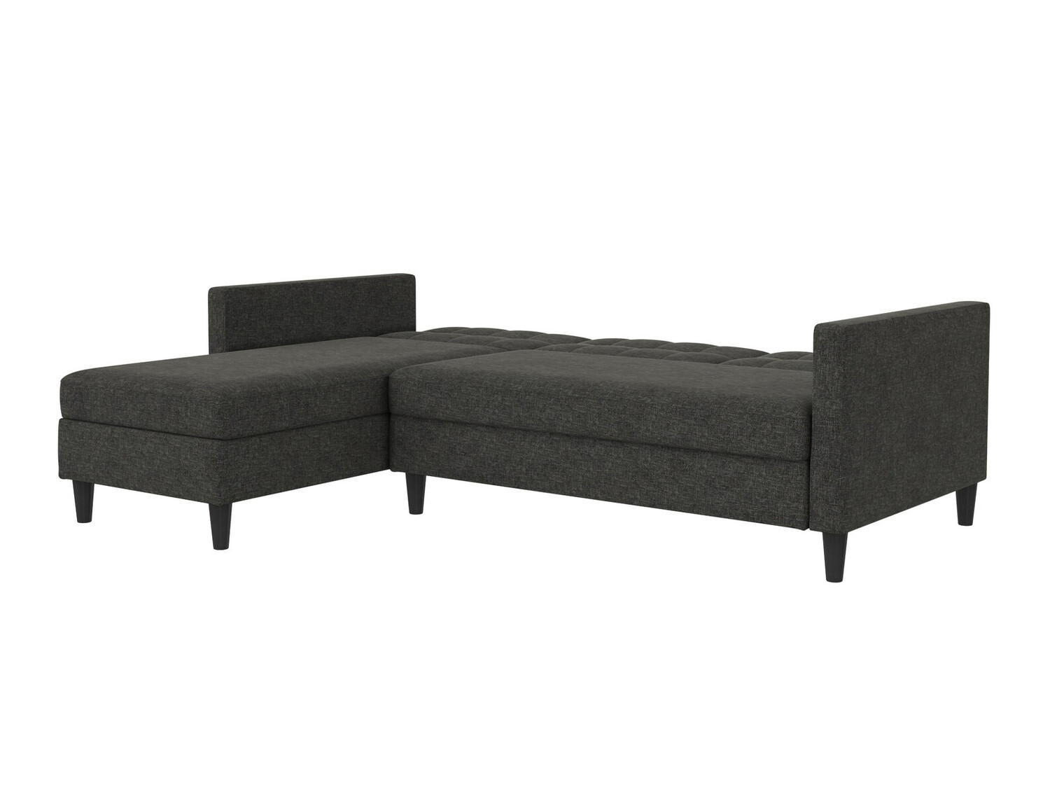 Minkštas kampas Tulsa 539 (Tamsi pilka)