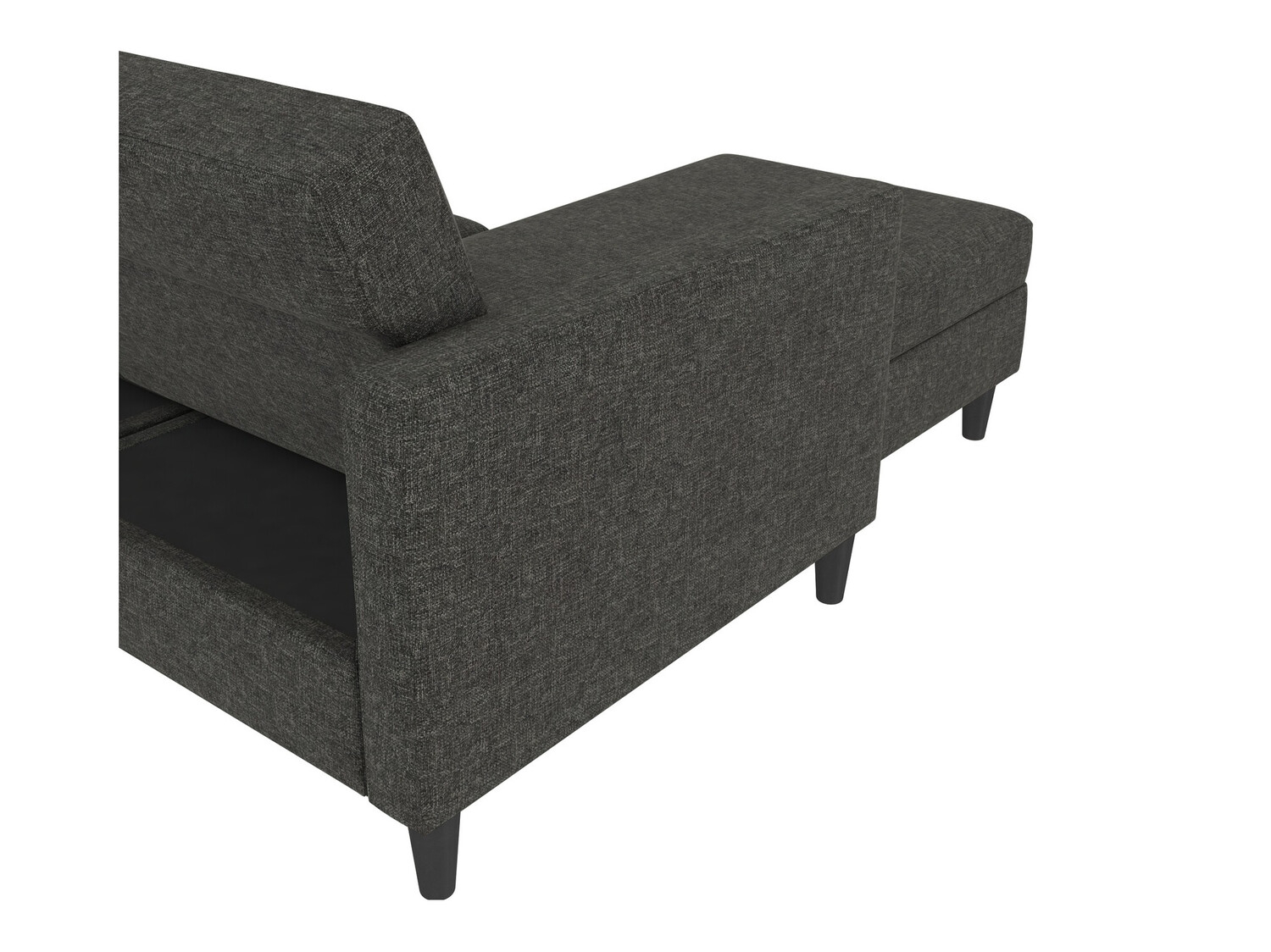 Minkštas kampas Tulsa 539 (Tamsi pilka)