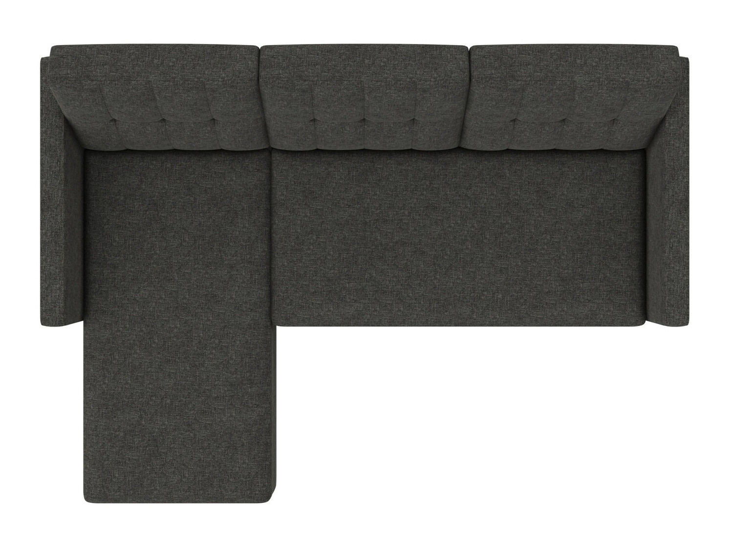 Minkštas kampas Tulsa 539 (Tamsi pilka)