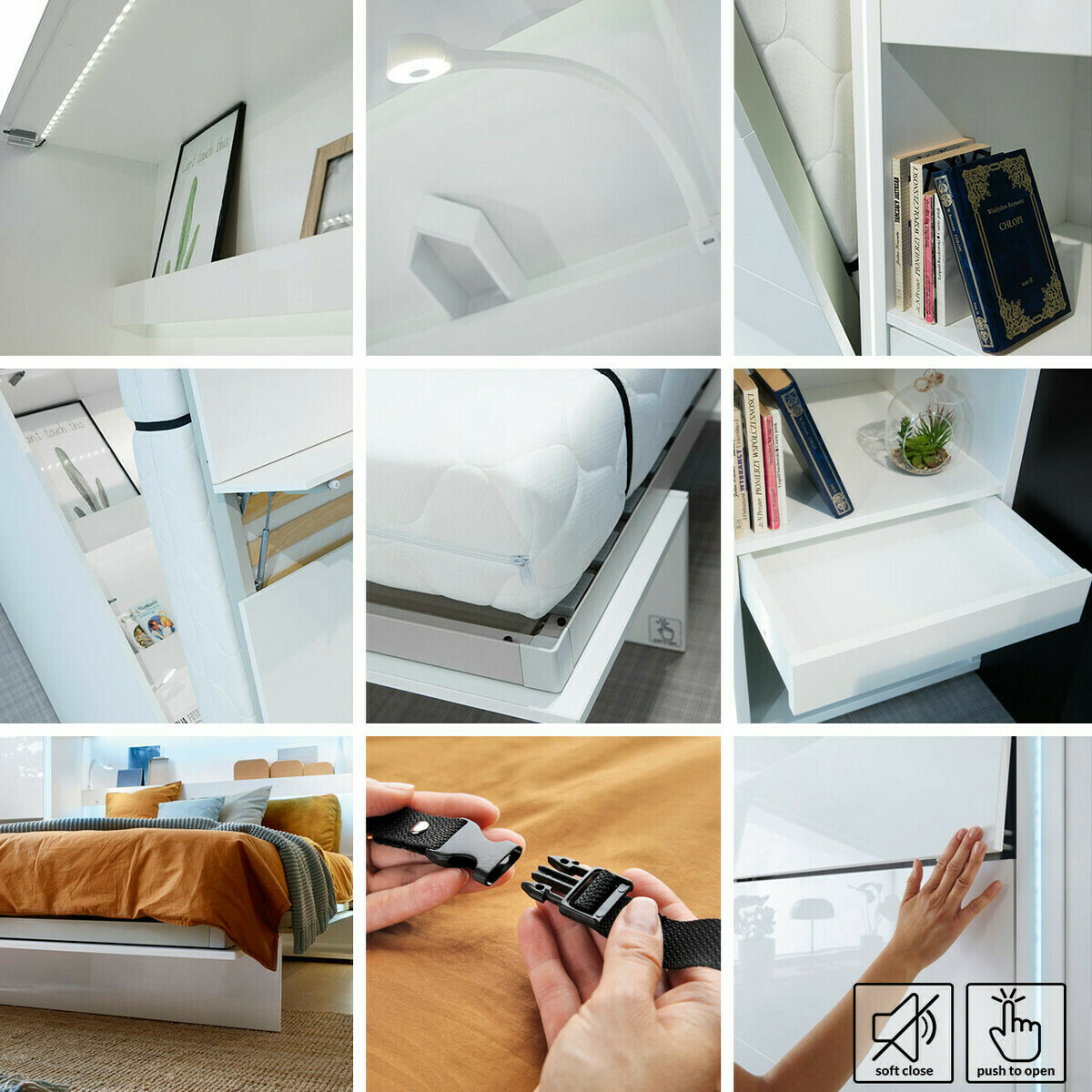 Lova - spinta Concept Pro Lenart Levfere 102 (Balta)