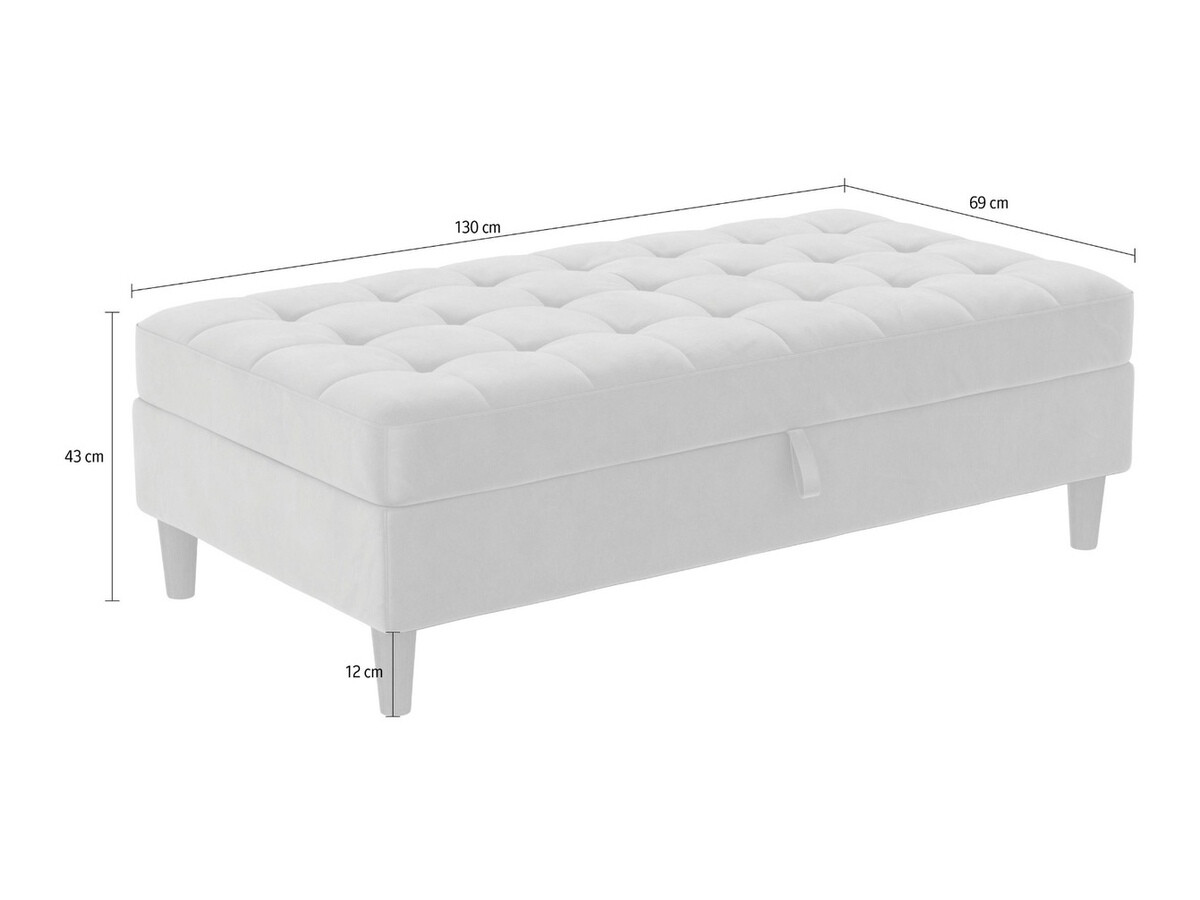 Minkštasuolis Tulsa 545 (Pilka)