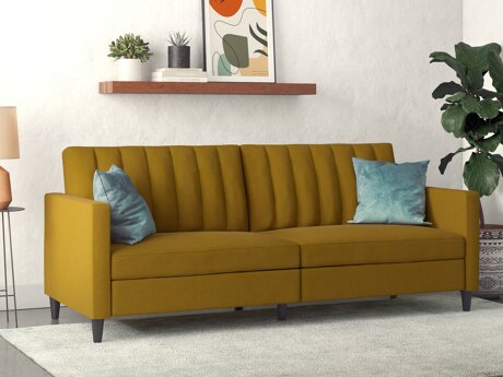 Sofa lova Tulsa 547 (Tamsi geltona)
