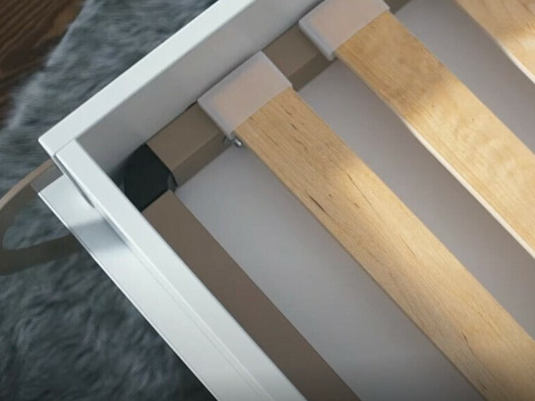 Baldų komplektas Concept Pro Lenart XI (Blizgi balta + Balta)
