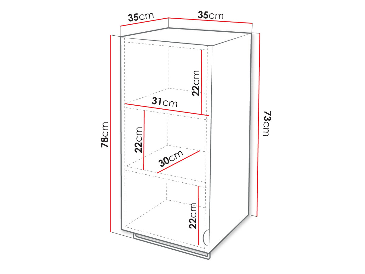 Pakabinama vonios spintelė Matrix (Pilka)