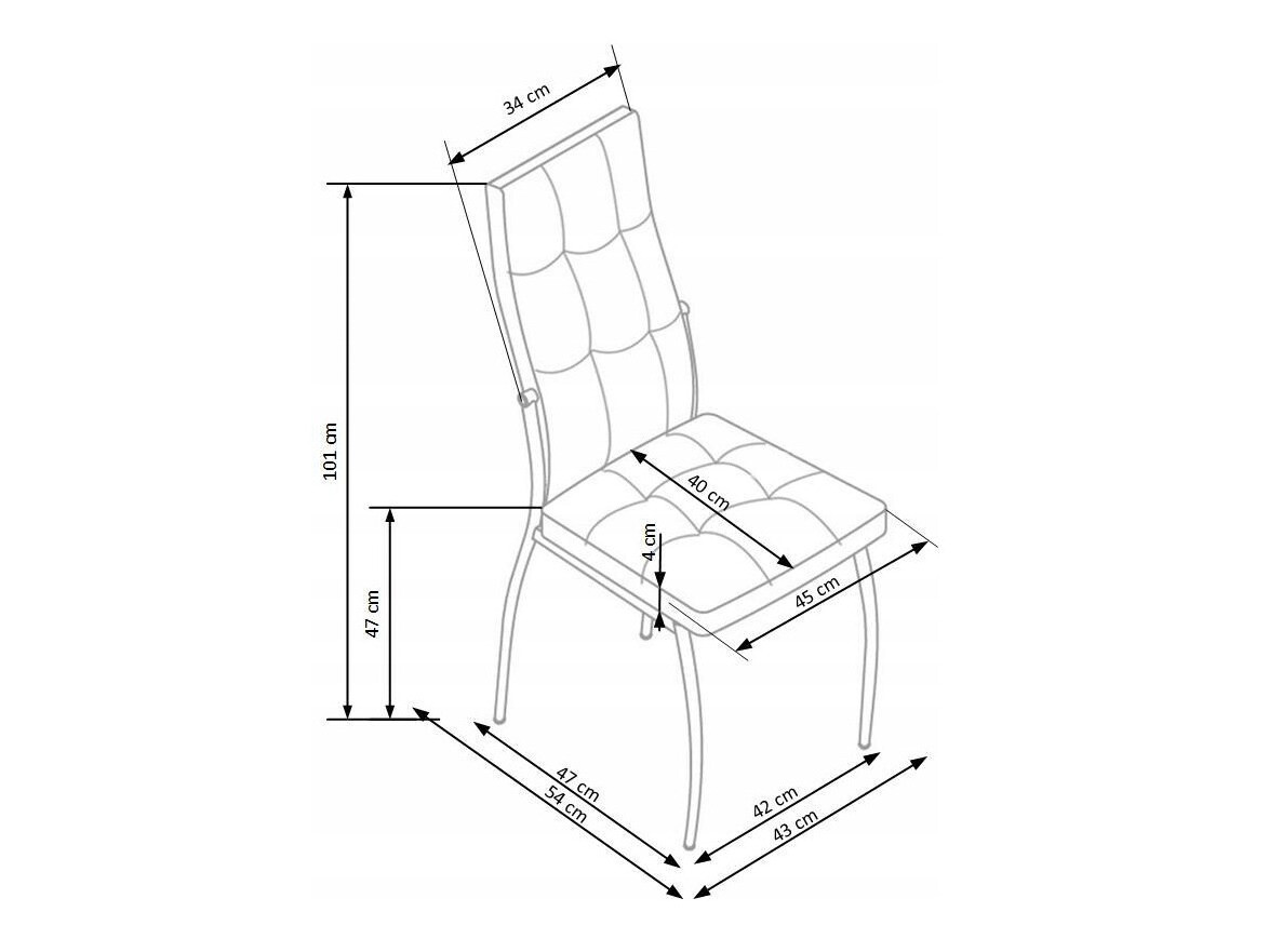 Kėdė Houston 863 (Juoda)