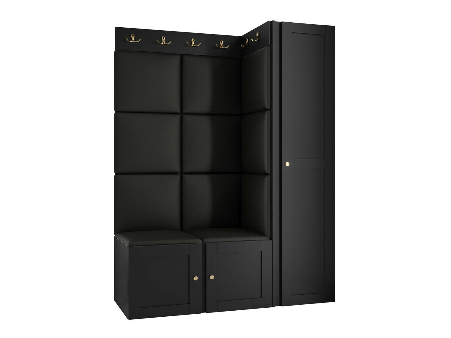 Prieškambario komplektas Hartford 377 (Eko oda Soft 011)
