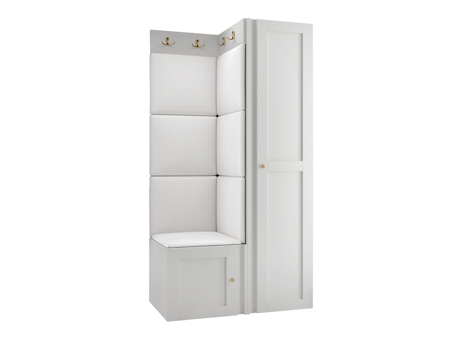 Prieškambario komplektas Hartford 381 (Eko oda Soft 017)