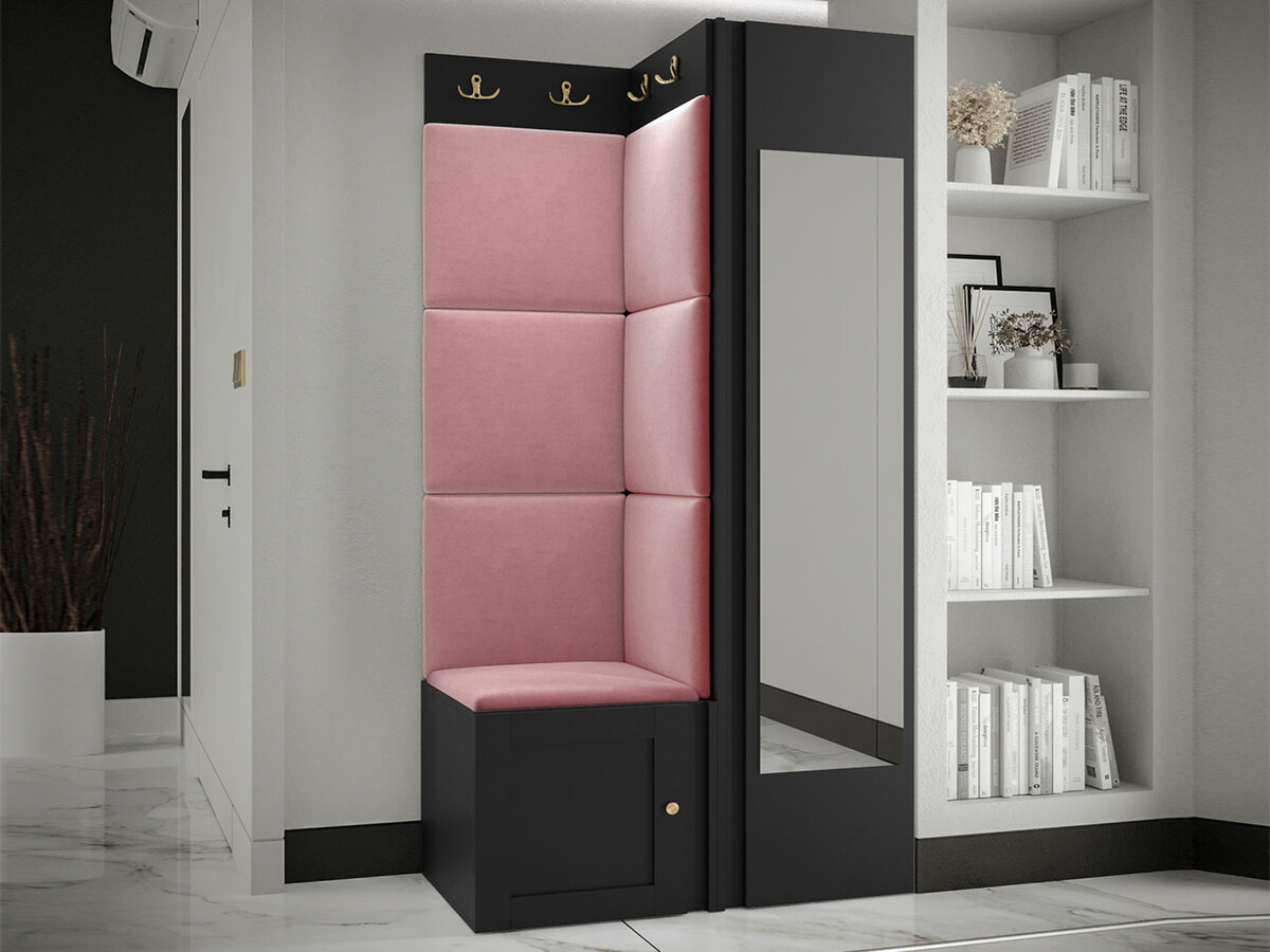 Prieškambario komplektas Hartford 382 (Juoda)