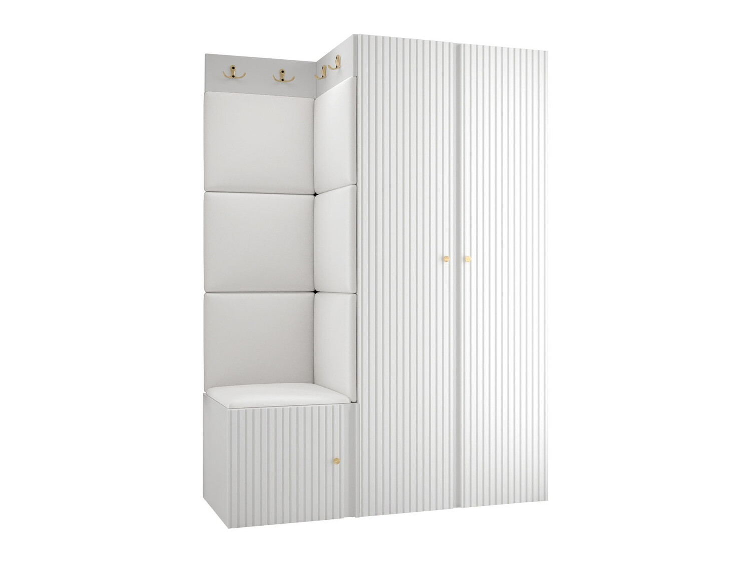 Prieškambario komplektas Hartford 387 (Eko oda Soft 017)