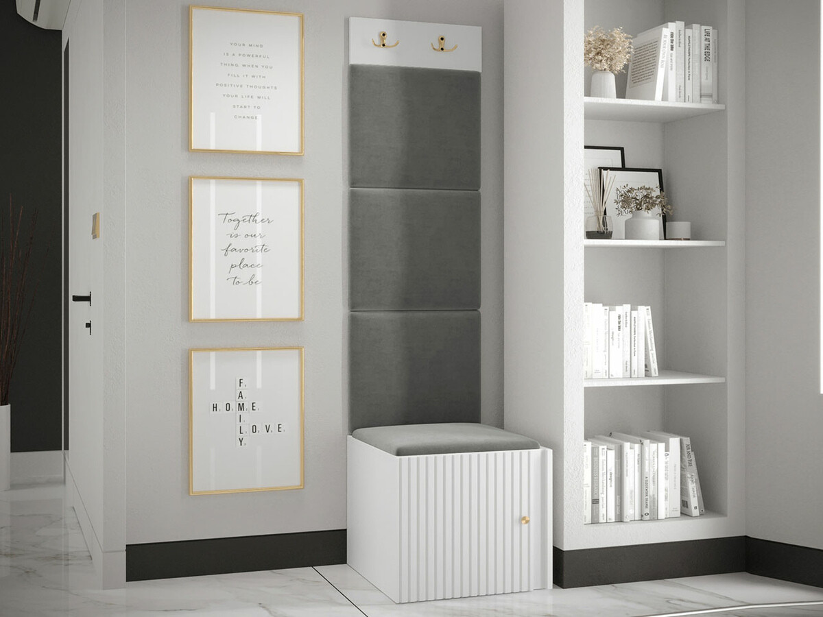 Prieškambario komplektas Hartford 386 (Balta)