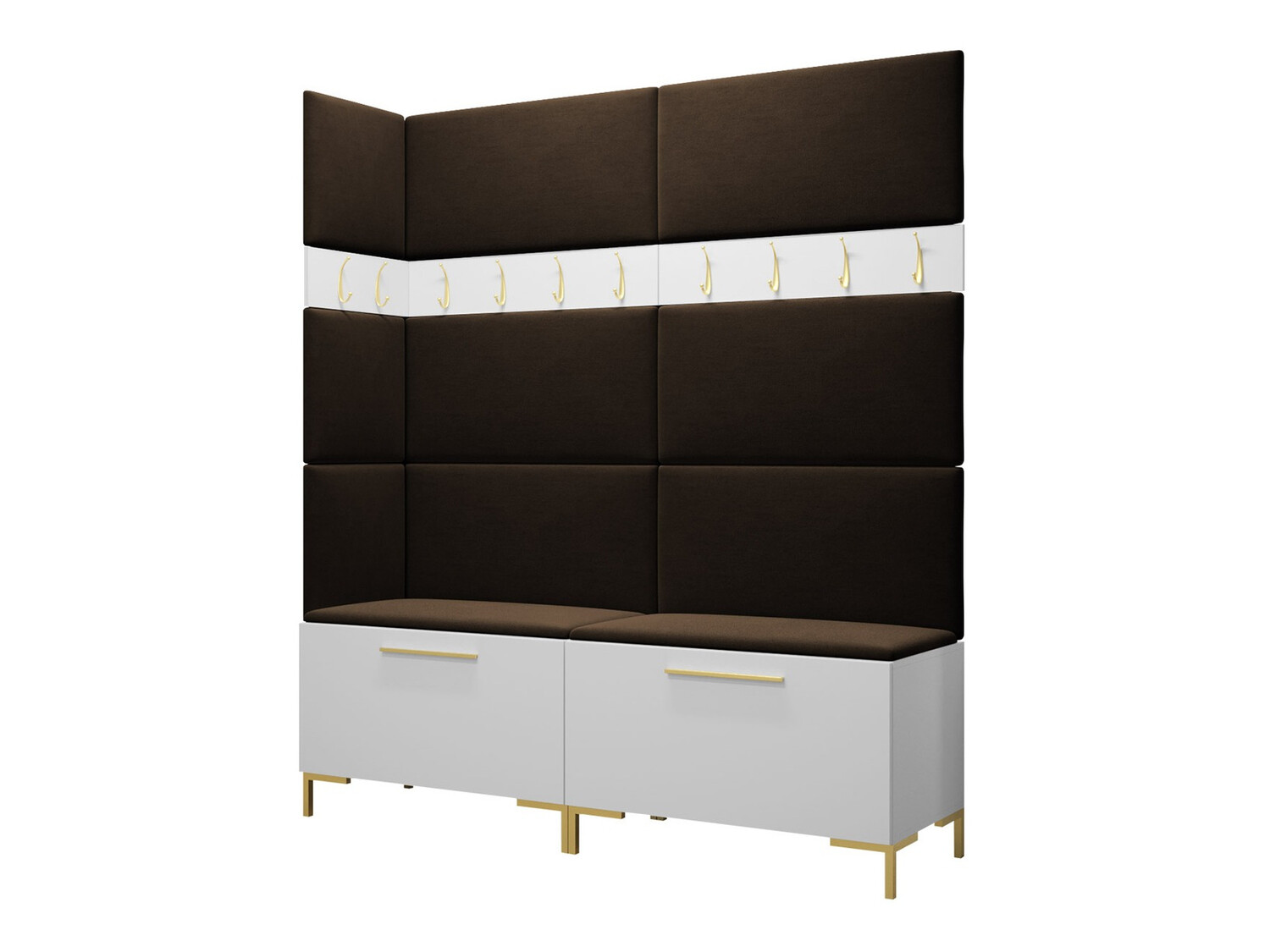 Prieškambario komplektas Tivsoa 104 (Balta)