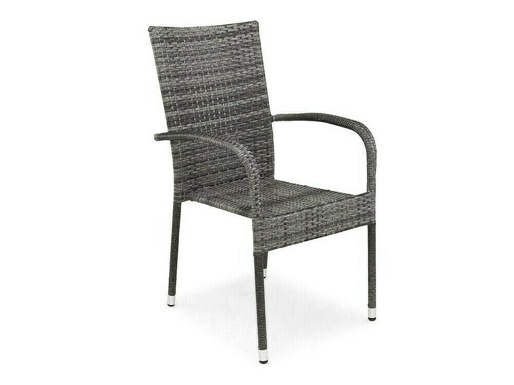 Stalo ir kėdžių komplektas Comfort Garden 1682 (Pilka)