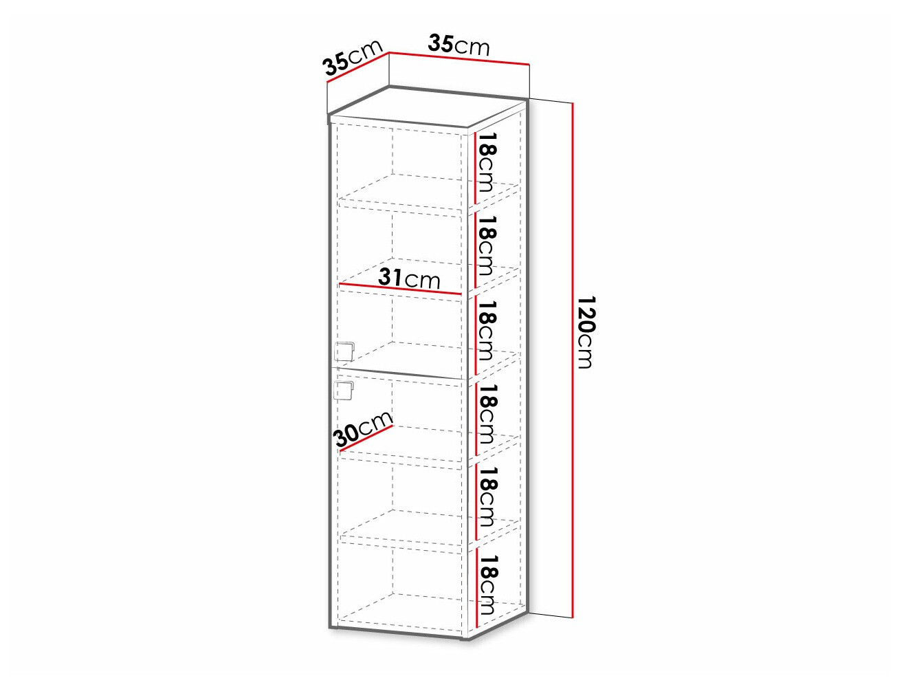 Pakabinama vonios spintelė Orlvera 100 (Juoda)