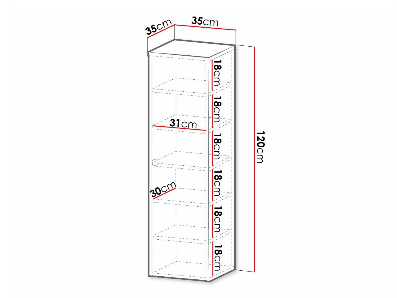 Pakabinama vonios spintelė Violitas (Balta)