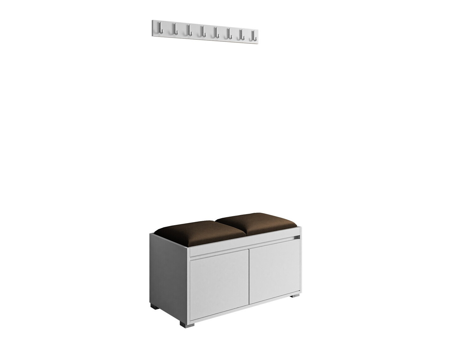 Prieškambario komplektas Comfivo Pinus I (Balta + Manila 04)