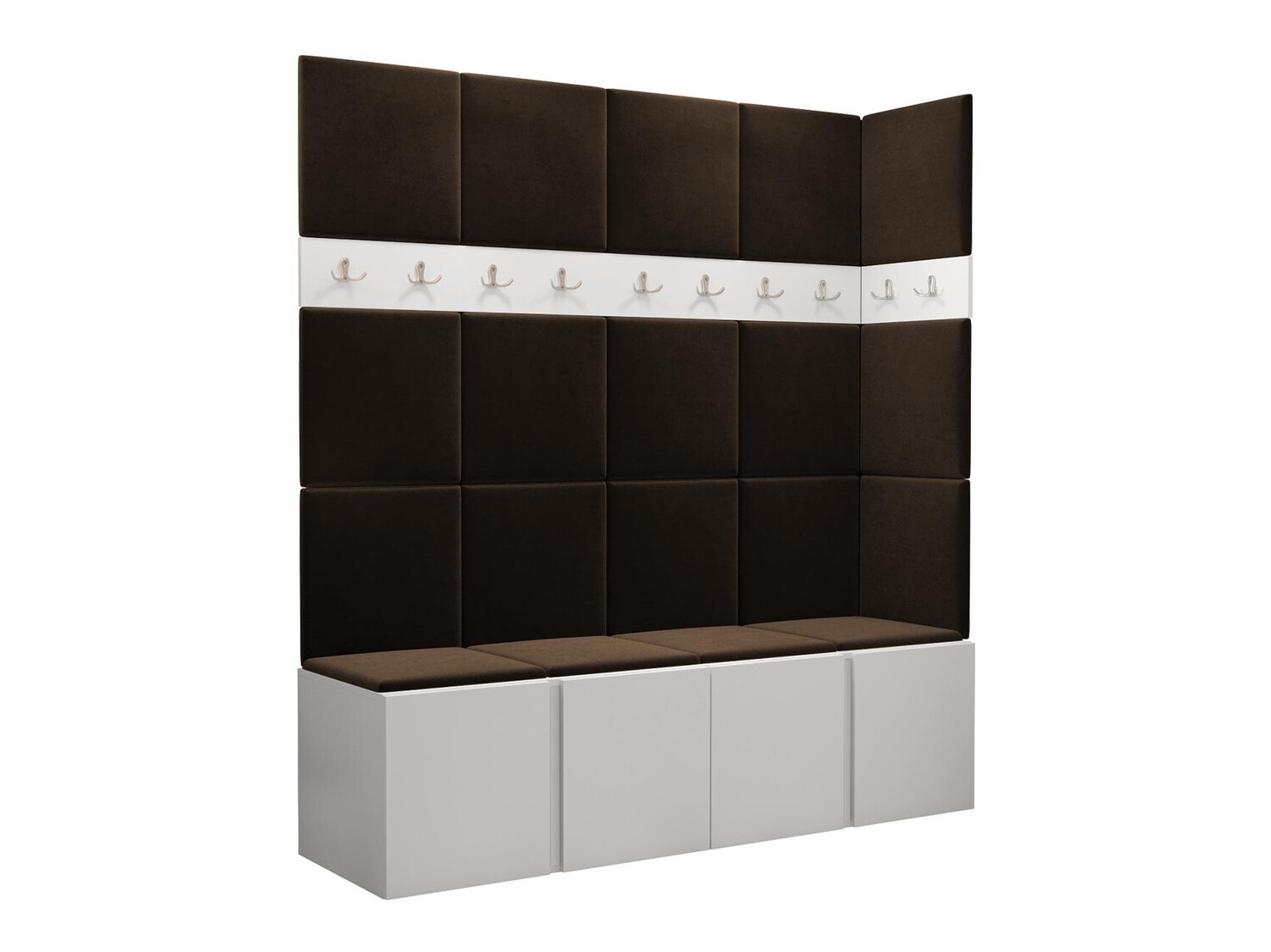 Prieškambario komplektas Pinis II (Balta)