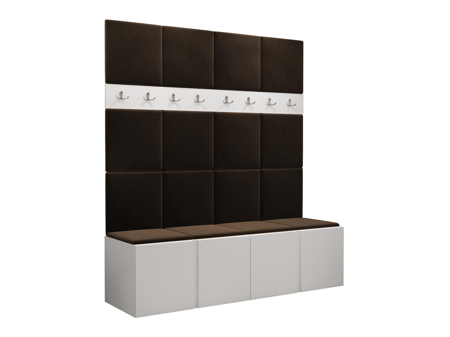 Prieškambario komplektas Pinis V (Balta)