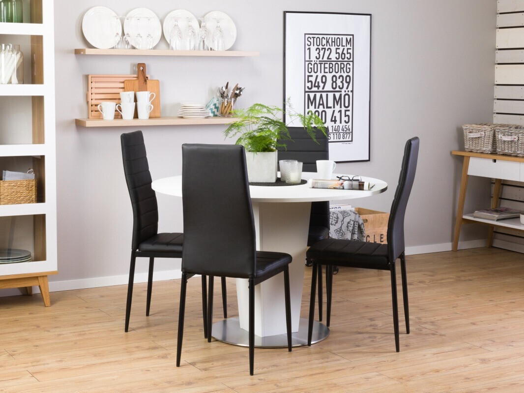 Valgomojo komplektas Scandinavian Choice 702 (Juoda)