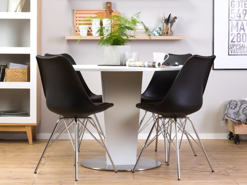 Valgomojo komplektas Scandinavian Choice 704 (Juoda)