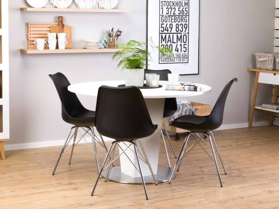 Valgomojo komplektas Scandinavian Choice 704 (Juoda)